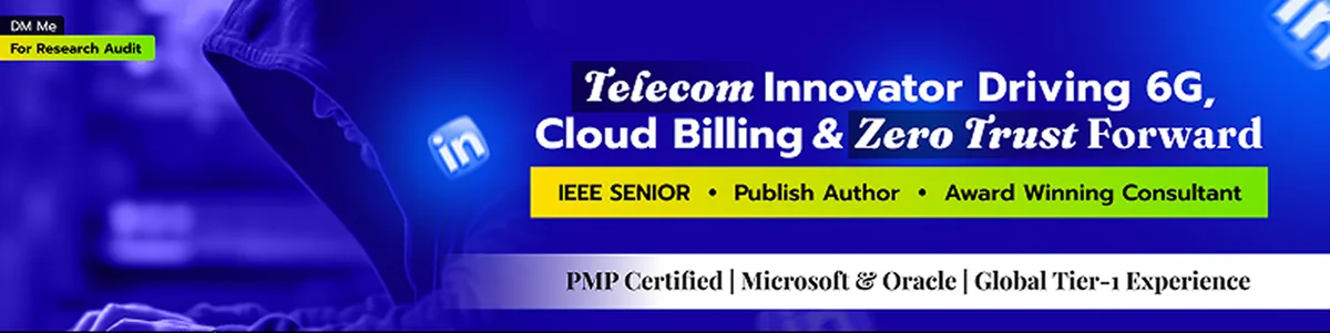 LinkedIn banner for a client: Telecom innovator