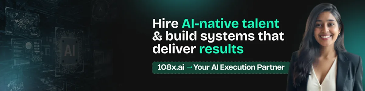 LinkedIn banner for a client: Hire AI-native talent